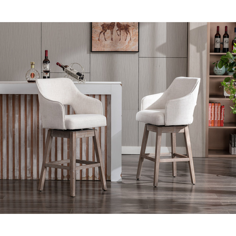 Ladayja Swivel Counter Stool