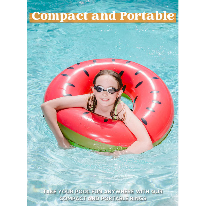 3Pack Inflatable Summer Swim Rings