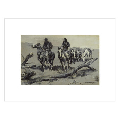 Dead Men (The Discovery) by Frederic Remington -Framed Giclee Print