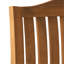 Fauteuil en bois, siège H 18,75 po, siège en bois résistant à la rouille, l 26,75 po x H 35 po
