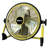 Lifesmart 12 In Rechargeable Battery Powdered Variable Speed Fan, Yellow