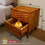 Table de chevet 2 tiroirs en bois massif Elara-818452188