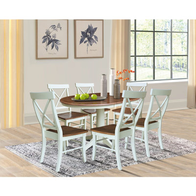 Chapital Extendable Solid Wood Dining Set