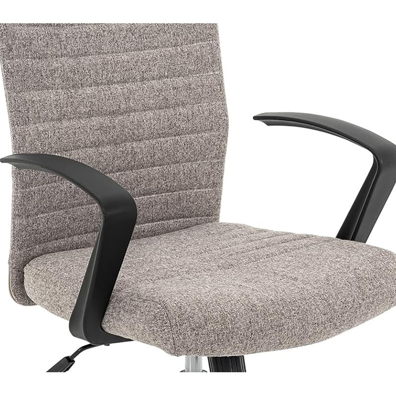 Chaise de bureau à haut dossier Kundra, Gris