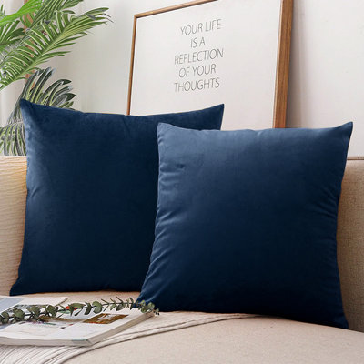  Housse de coussin carré en velours