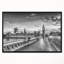 «Beautiful Black and White London View», reproduction de photo sur toile tendue encadrée-26681756