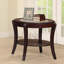 Table de bout en verre
