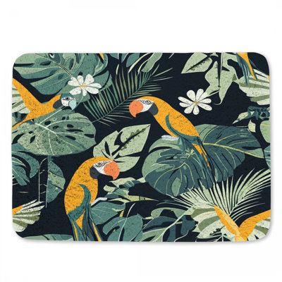 Tapis de bain Parrot Jungle