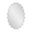 Modern Wavy Framed Oval Wall Mirror-271323697