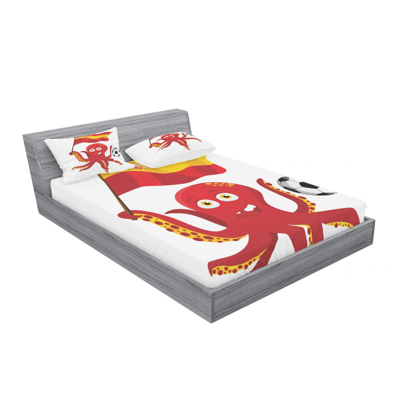 Microfiber Sheet Set, Queen Sheet Set with Fitted Sheet