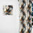 Urban Luxe Marble Pattern - Abstract Marble Curtain - Velvet Room Darkening - 1 Panel-107611089