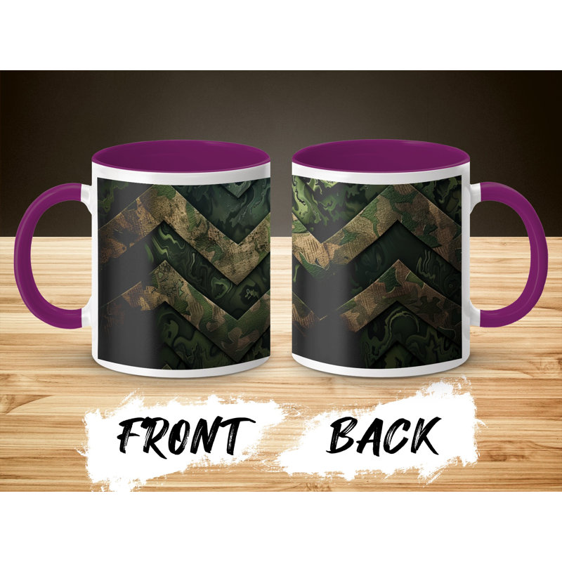 Chevron 11oz Accent Coffee Mug