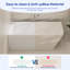 Baignoire à surface solide 59 "avec tablier frontal, baignoire simple en alcôve