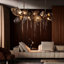 Lustre en cristal de luxe scandinave moderne et luxueux, disponible en plusieurs styles, pour le salon et la salle à manger