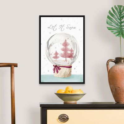 «Let It Snow II», reproduction d'art textuel sur toile