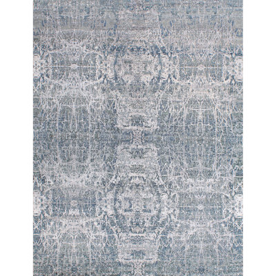 Hand Woven Wool Abstract Area Rug
