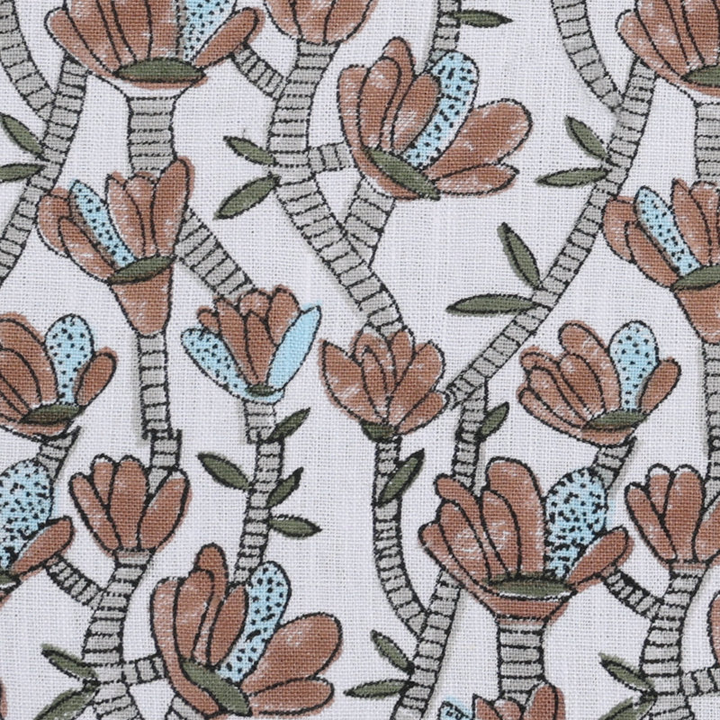 Cactus Table Placemat 14x20 Inch, Brown