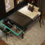 Mid Loft Bed With Integrated Desk And LED Lighting,  For Modern Gaming And Studying Environments.-1419104678