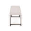 Banc rembourré capitonné