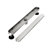 FINE FIXTURES 36-Inch Linear Shower Drain, Tile Insert & Grate 2-in-1 Design, Rounded Edge, 10-Gauge Stainless Steel, Center Outlet, Hair Strainer Included-126703435