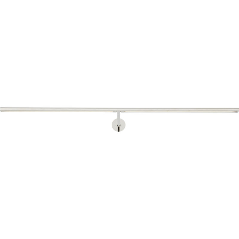 Plural Dome Picture Light, Polished Nickel, 0.5" H x 30" W x 8.9" D, 20.8