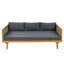 CLAREMONT 3 SEATER DAYBED WITH RATTAN ARMS-983588974-983588975