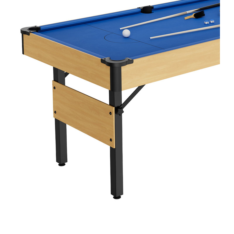 Pool Table Foldable With Automatic Ball Return, Portable Pool Tables
