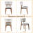 Upholstered Solid Wood Dining Chair Side Chair-979962846