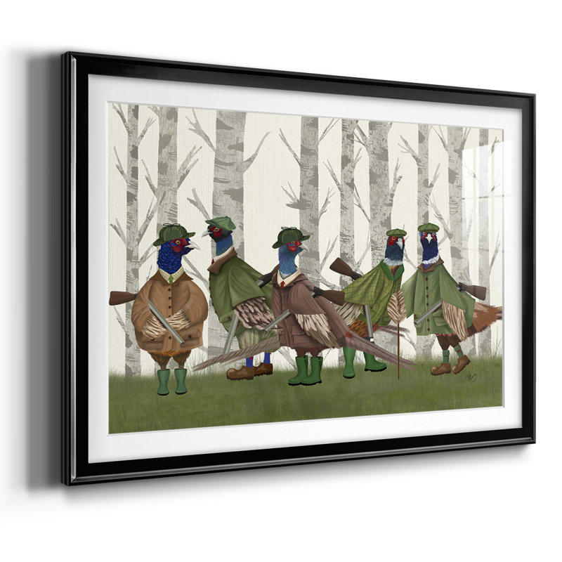 Groupe de tireurs Pheasant, Noir, H 27 po x l 39 po x P 1,5 po