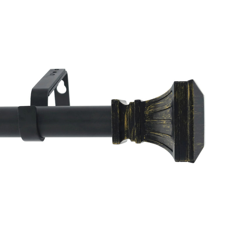 Ensemble de quincaillerie ajustable 1 po Fort Calhoun, H 1 po x l 120 po x P 7 po, Doré brulé