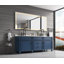 Miroir mural 84 po x 48 po avec éclairage à DEL haute luminosité et anti-buée-110584277
