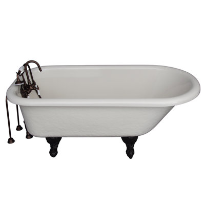 Baignoire de trempage en acrylique 60 "x 30" avec robinet Andover