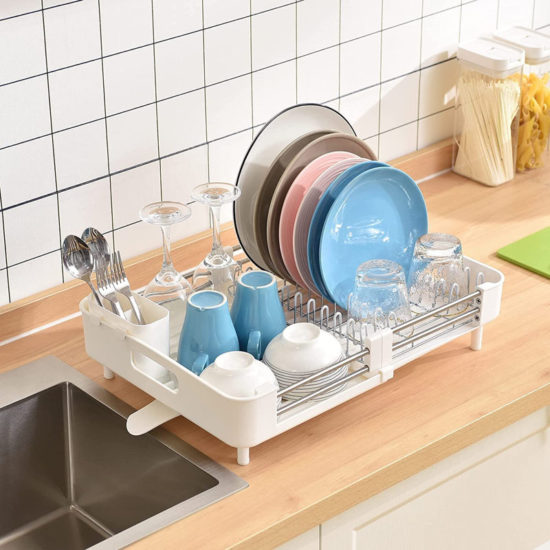 Tamia Adjustable Stainless Steel Dish Rack