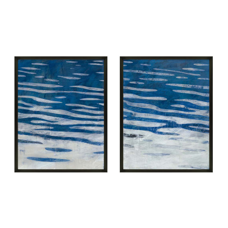 Radley Oceanview par Ivo Stoyanov - art mural encadré, H 30 po x l 48 po x P 1,25 po, Cadre noir
