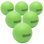Paquet de 6 balles de hockey de rue 2,5 po Gosports