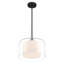 Luminaire suspendu / semi-encastré convertible 1 lumière 12,75 po Seville