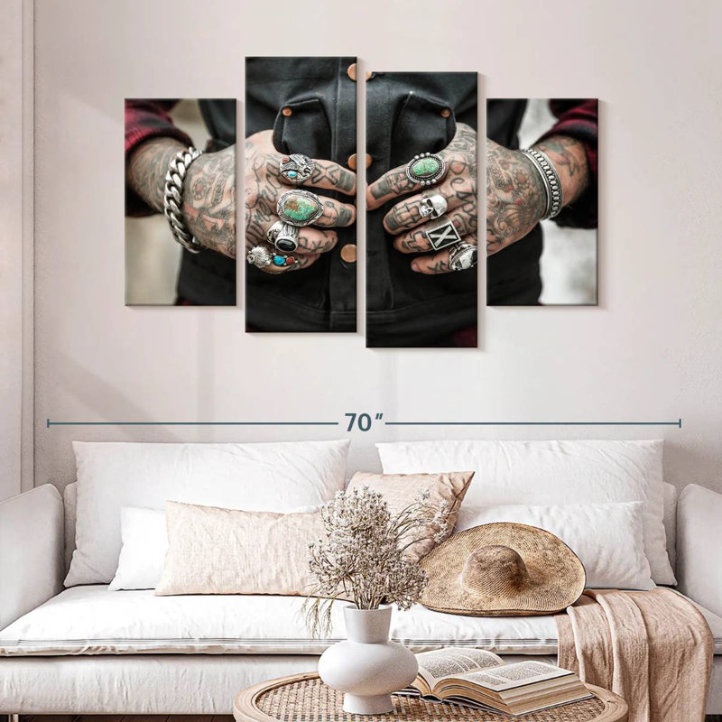Tatouages Senne, H 32 po x l 52 po