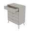 Commode haute 5 tiroirs avec pieds en métal Rockefeller-786604989