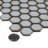 Hudson 1" Hex 11-7/8 " x 13-1/4 " Porcelain Mosaic Floor and Wall Tile-1525303826