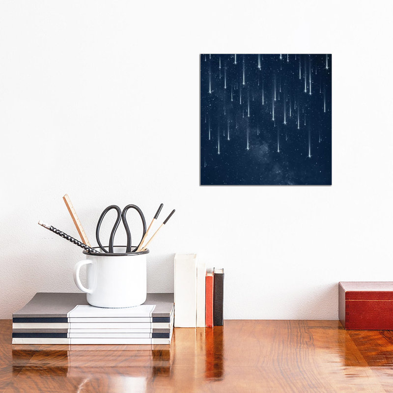 Falling Stars by Paula Belle Flores - Wrapped Canvas Print, 30.48 cm H x 30.48 cm W