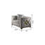 Chaise de style moderne -1644842231