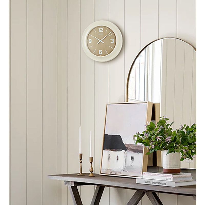 QXA839WLH Wall Clock, White