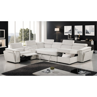 Ensemble de canapé modulaire rembourré en velours côtelé 4 pièces Living Room