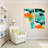 " Tidal Abstract 1 And 2 " 2 - Pieces Painting Print