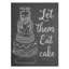 « let it manger craie », reproduction d’impression sur toile tendue-33534619