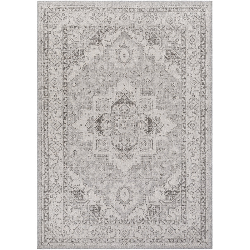 Sharron Oriental Indoor / Outdoor Rug, Rectangle 5'3" x 7'3"