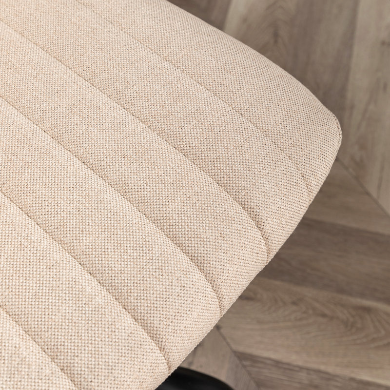 Fabric Swivel Office Chair, Beige
