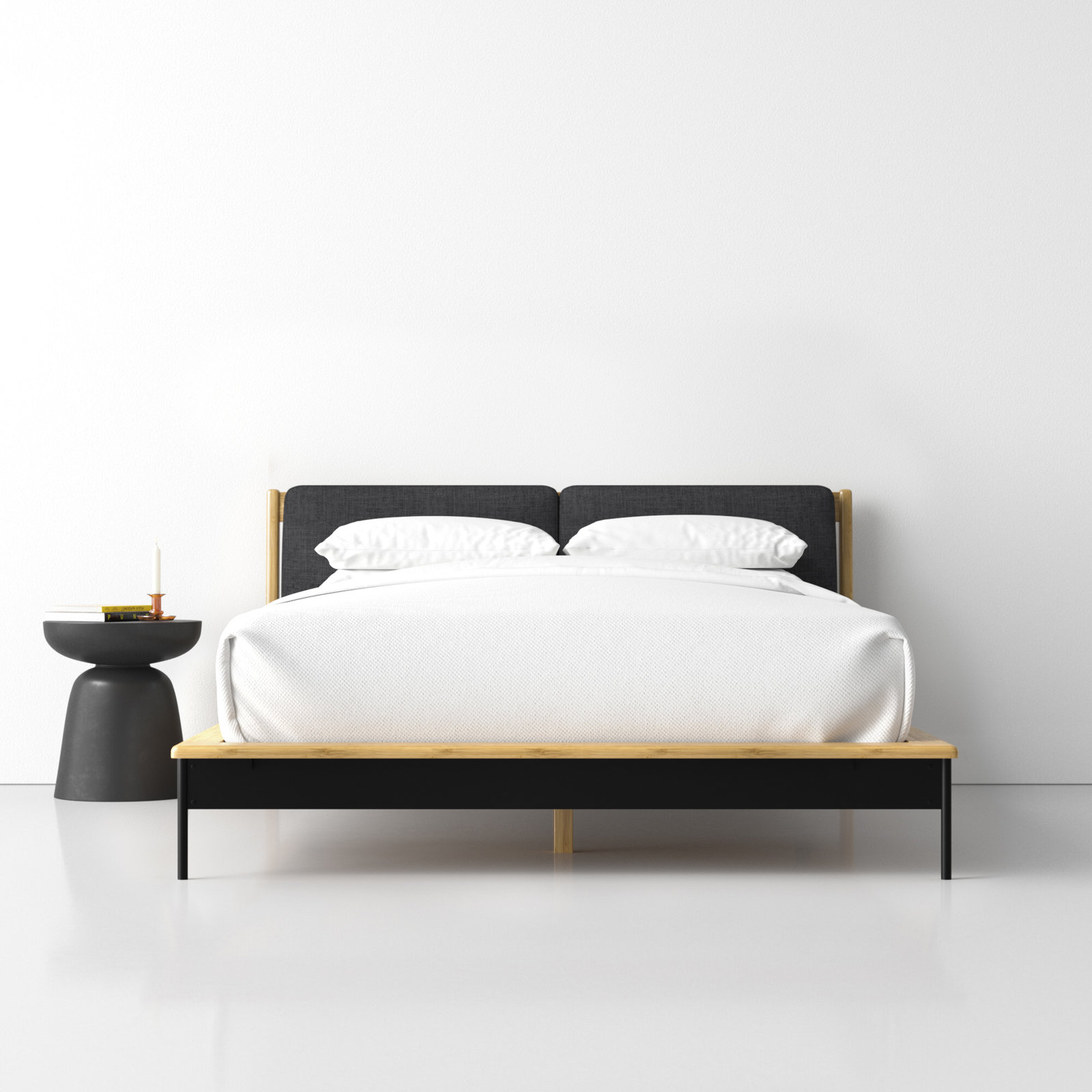 Raines Bamboo Bed, King, Black