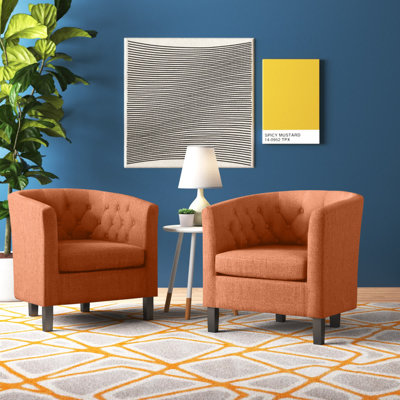 Modway Prospect Upholstered Fabric Armchair Set