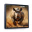 Rhinocéros africain qui court sur toile-1682349011-1764882362